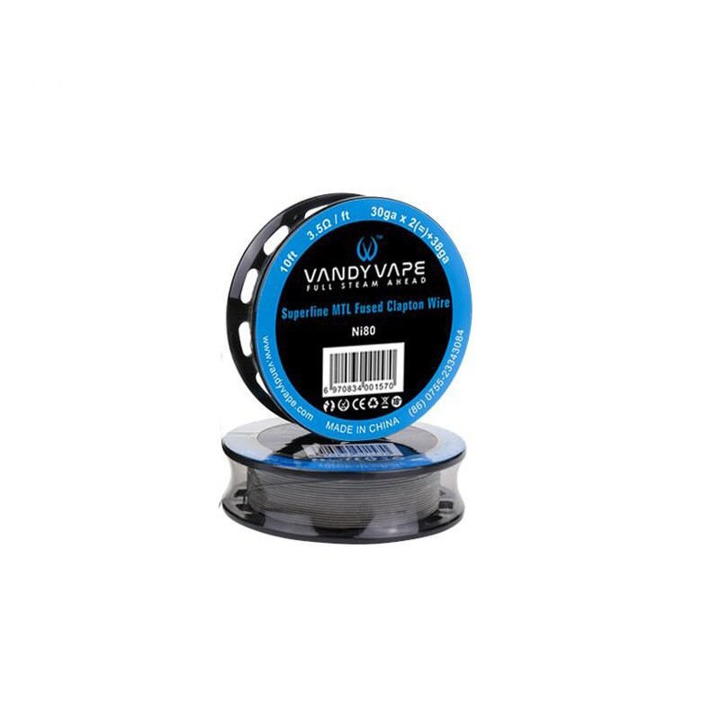 Vandy Vape Superfine MTL Fused Clapton Wire Ni80