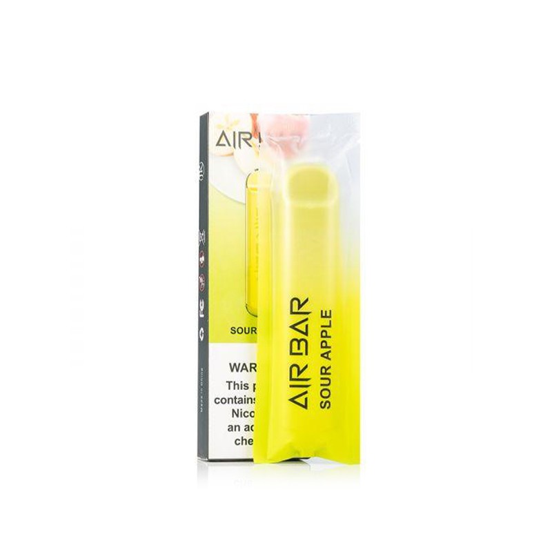 suorin air bar disposable vape device sour apple