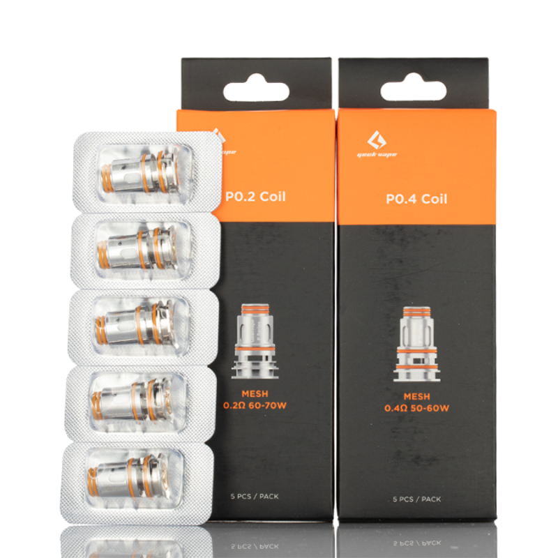 geek vape - p coils - all resistances