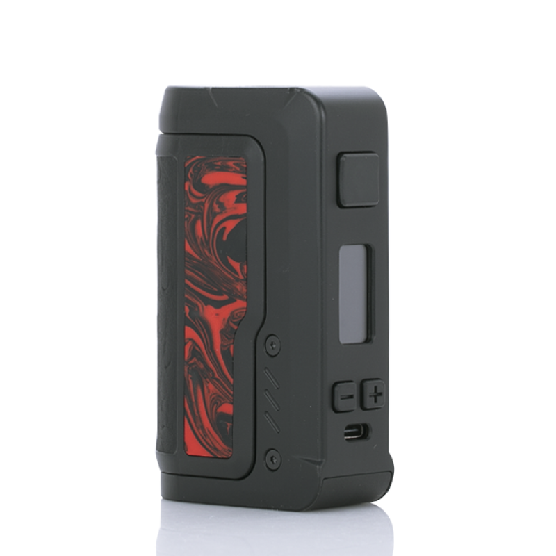 vandy vape gaur-21 dual 21700 box mod flame red resin