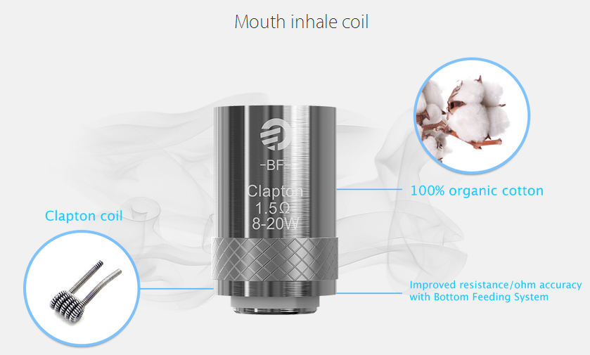 the features of joyetech cubis atomizer head