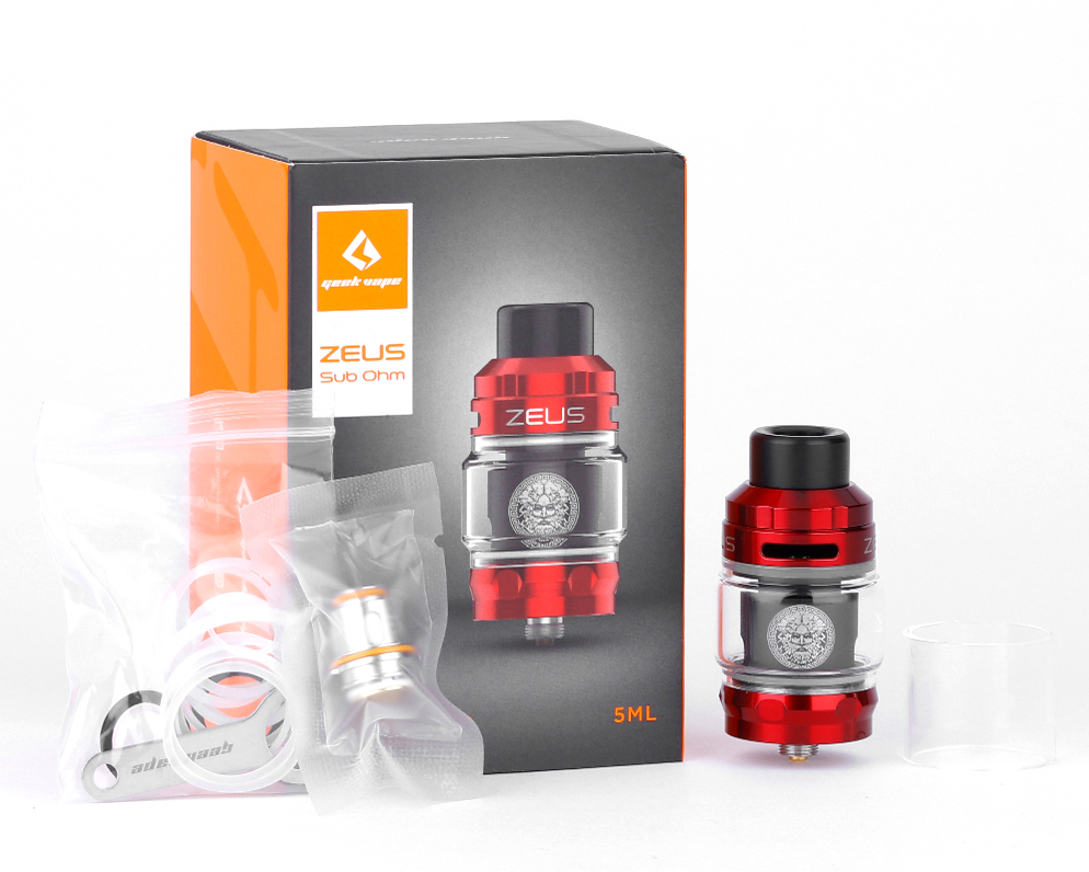 Geekvape Zeus Sub Ohm Tank Package Contents