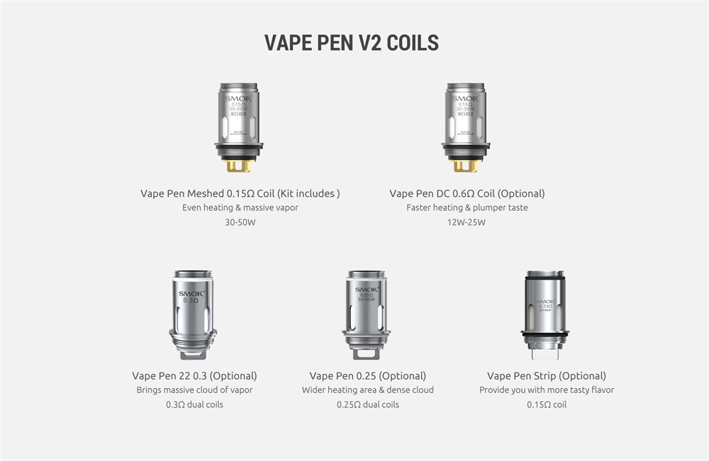 VAPE PEN V2 COILS