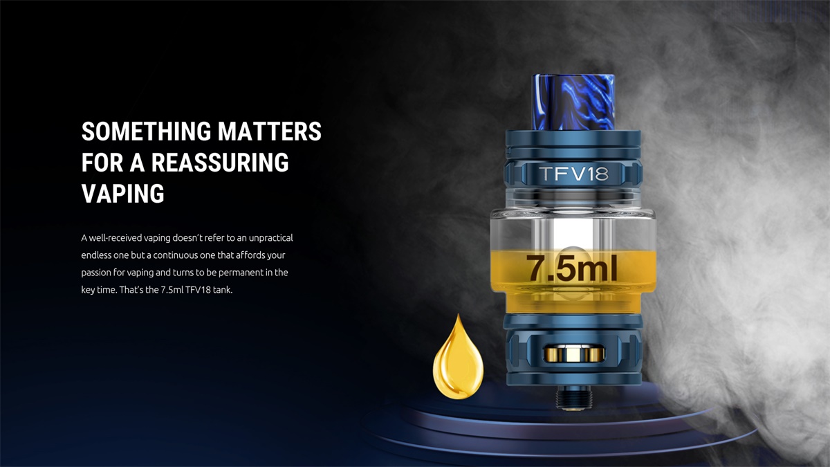 SMOK TFV18 Tank - Capacity