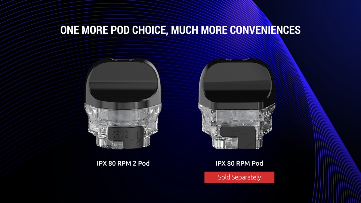 SMOK IPX 80 Pod Types