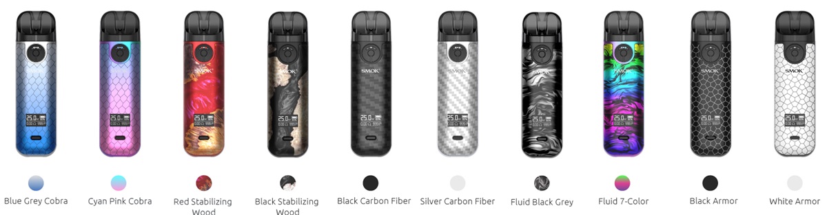 SMOK Novo 4 Available Colors