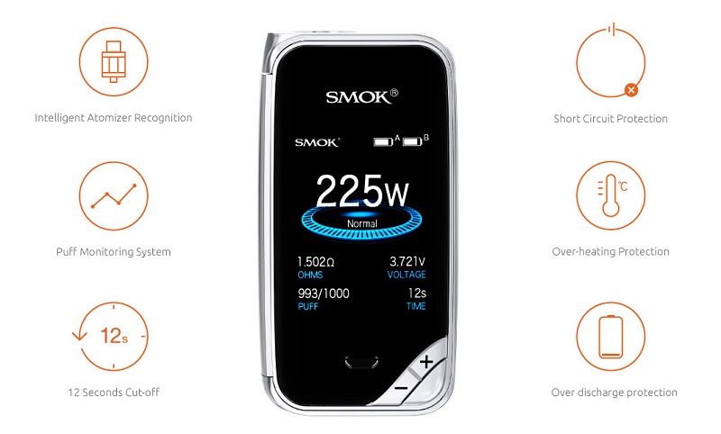 SMOK X-PRIV Kit Protections