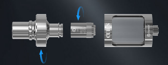 clean Joyetech BF SS316 coils