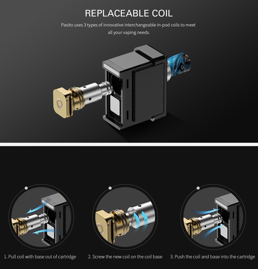 Smoant Pasito rebuildable pod system